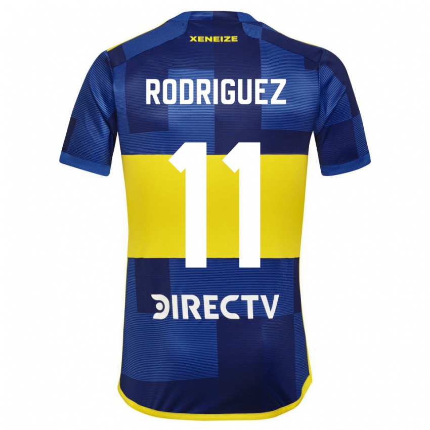 Kinderen Yamila Rodriguez #11 Blauw Geel Thuisshirt Thuistenue 2024/25 T-Shirt België