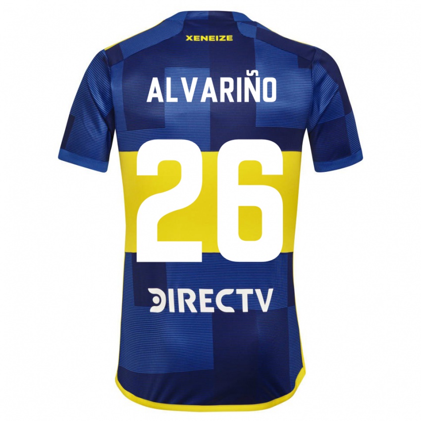 Kinderen Alexis Alvariño #26 Blauw Geel Thuisshirt Thuistenue 2024/25 T-Shirt België