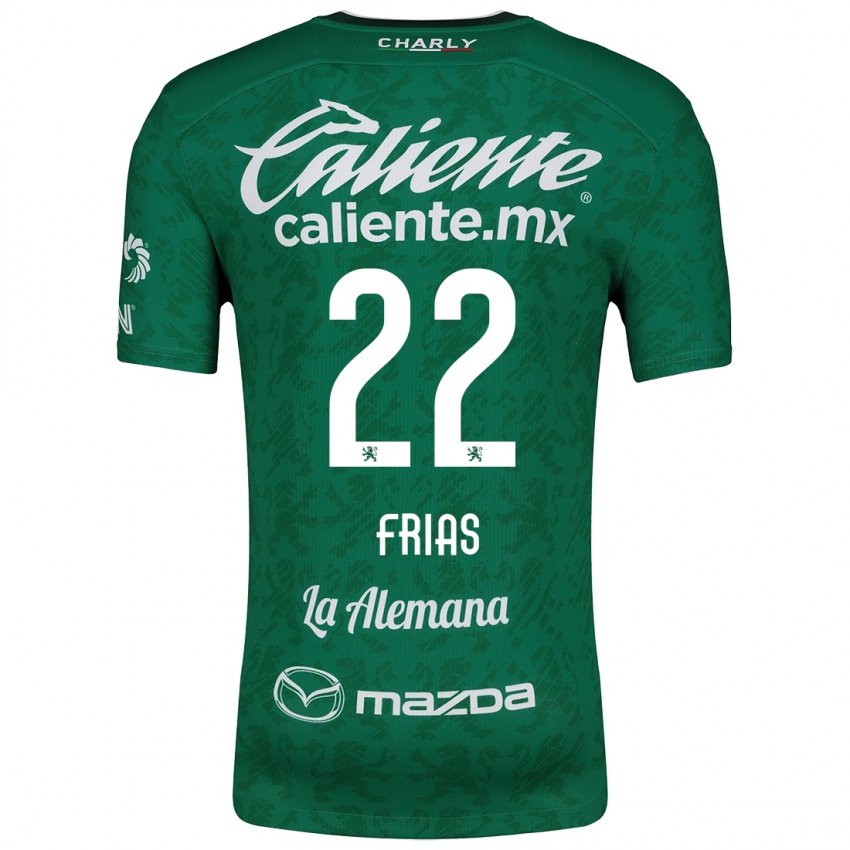 Kinderen Adonis Frías #22 Groen Wit Thuisshirt Thuistenue 2024/25 T-Shirt België