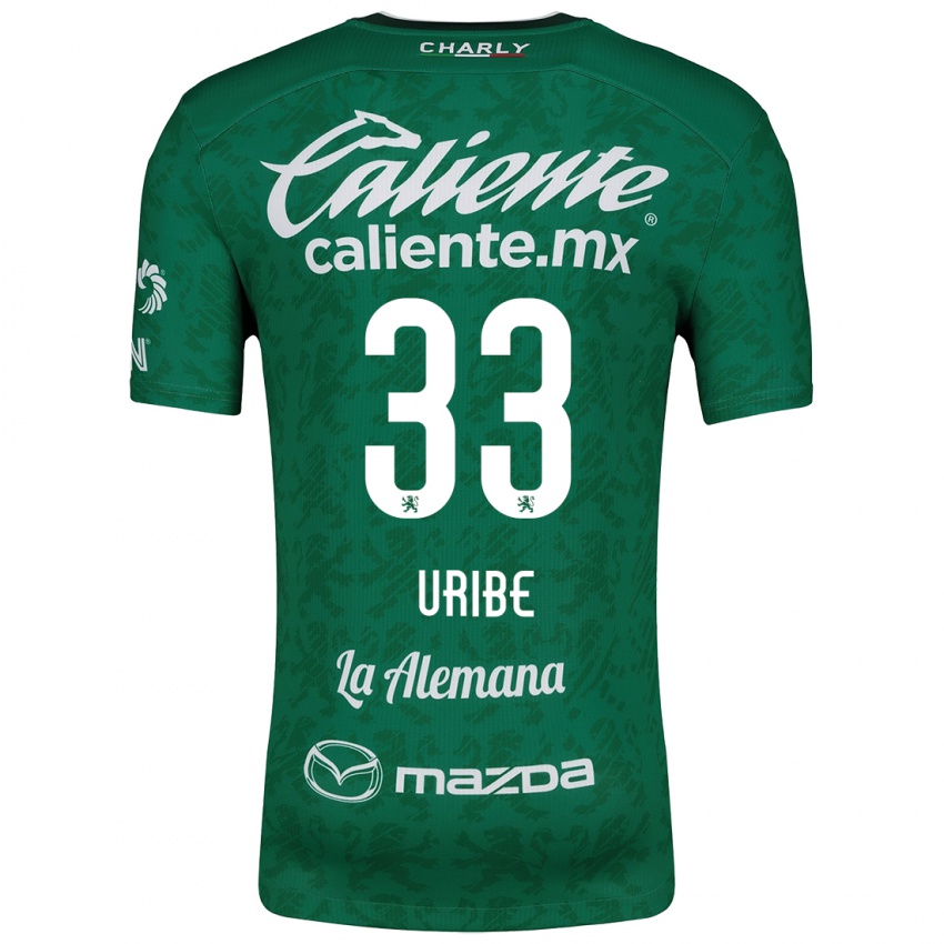 Kinderen Héctor Uribe #33 Groen Wit Thuisshirt Thuistenue 2024/25 T-Shirt België