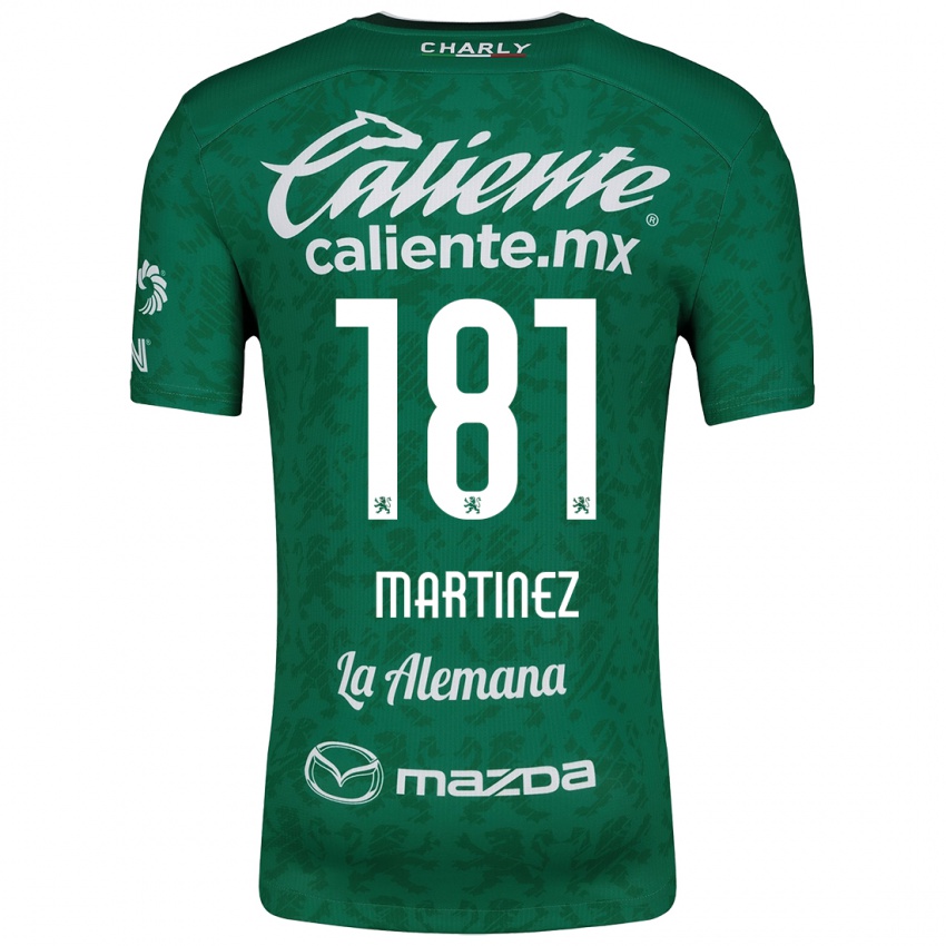 Kinder Irving Martínez #181 Grün Weiß Heimtrikot Trikot 2024/25 T-Shirt Belgien