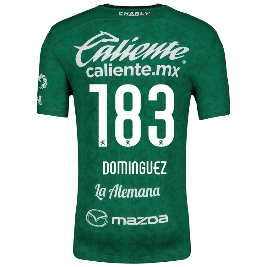 Kinder Jesús Domínguez #183 Grün Weiß Heimtrikot Trikot 2024/25 T-Shirt Belgien