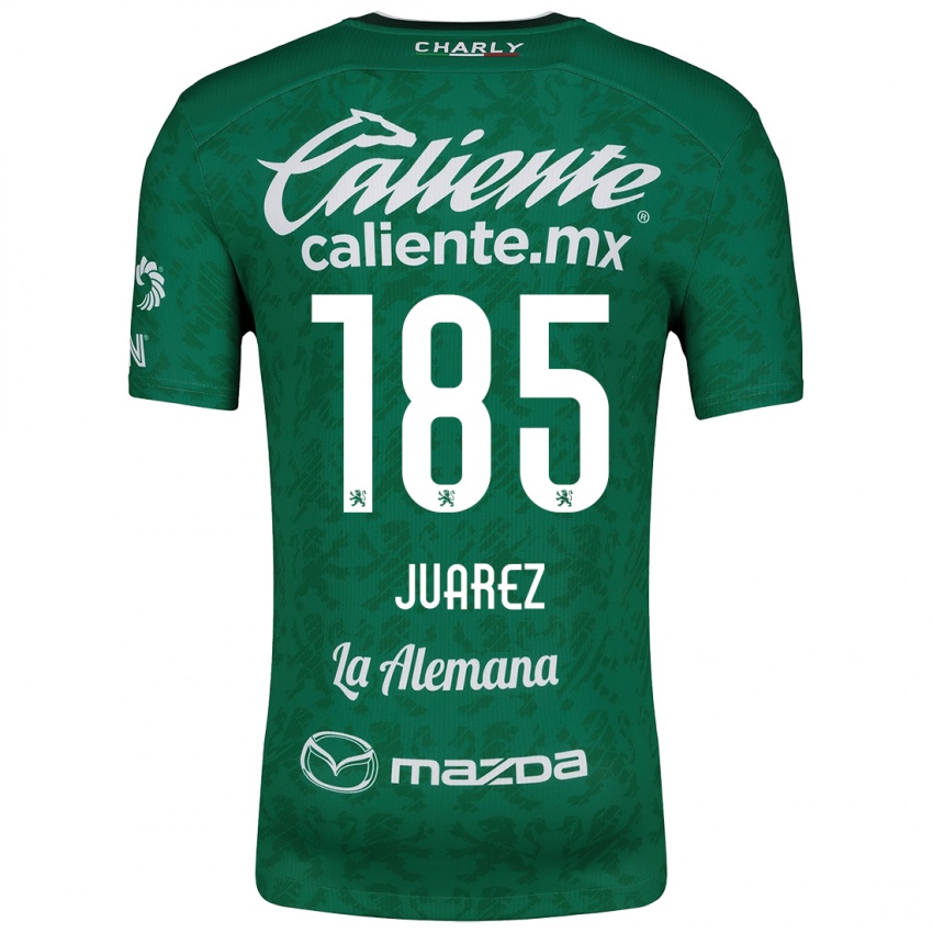 Kinderen Moisés Juárez #185 Groen Wit Thuisshirt Thuistenue 2024/25 T-Shirt België