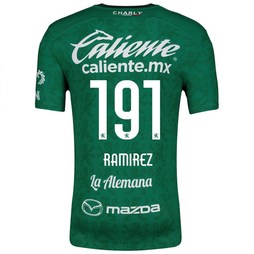 Kinderen Ian Ramírez #191 Groen Wit Thuisshirt Thuistenue 2024/25 T-Shirt België