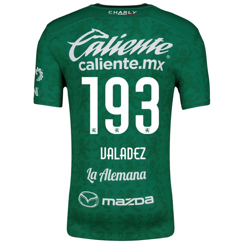 Kinderen Luis Valadez #193 Groen Wit Thuisshirt Thuistenue 2024/25 T-Shirt België