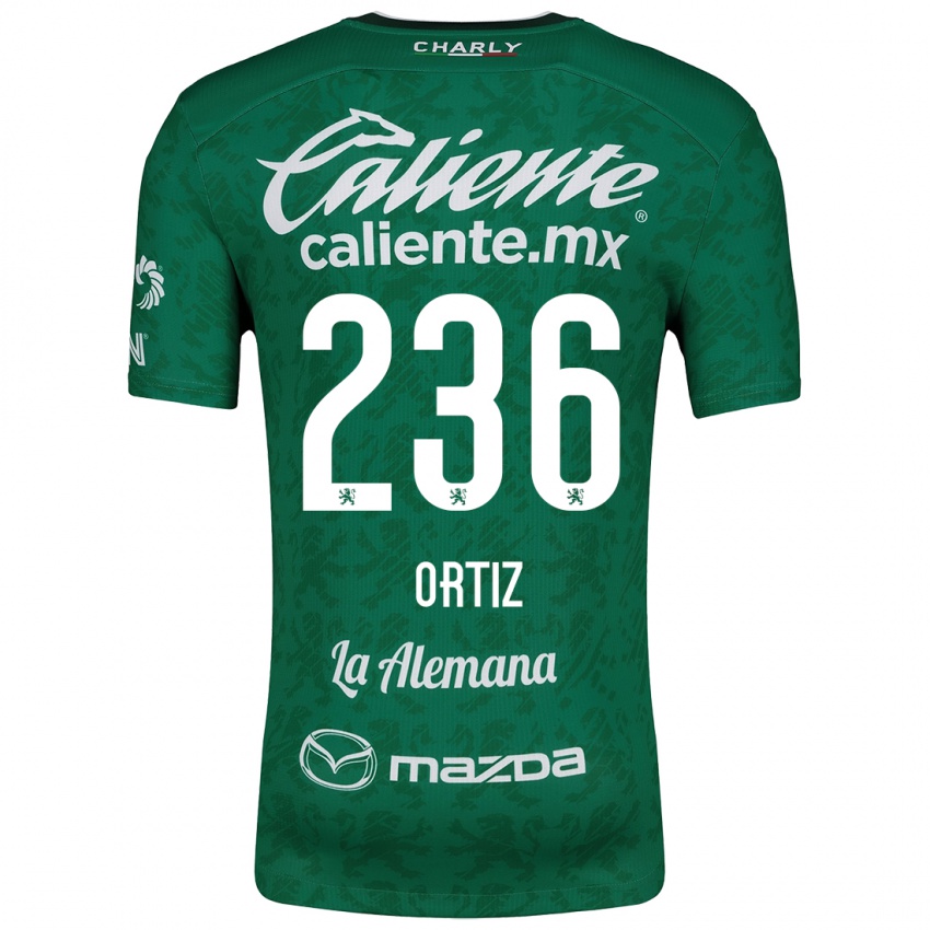 Kinderen Youssef Ortiz #236 Groen Wit Thuisshirt Thuistenue 2024/25 T-Shirt België