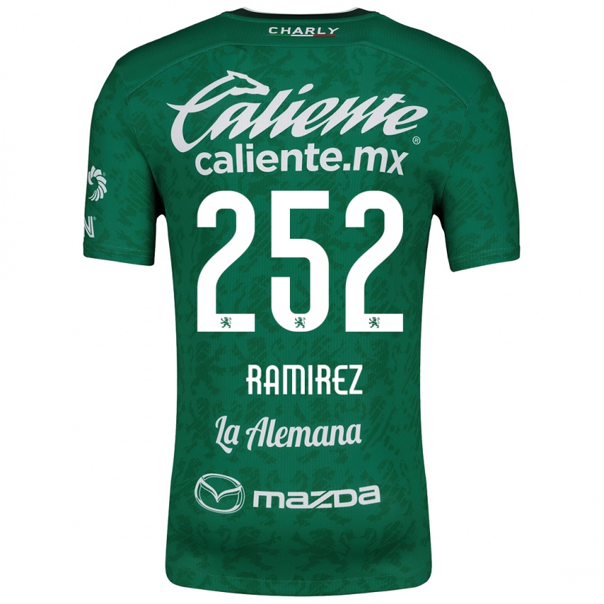 Kinderen Luis Ramírez #252 Groen Wit Thuisshirt Thuistenue 2024/25 T-Shirt België