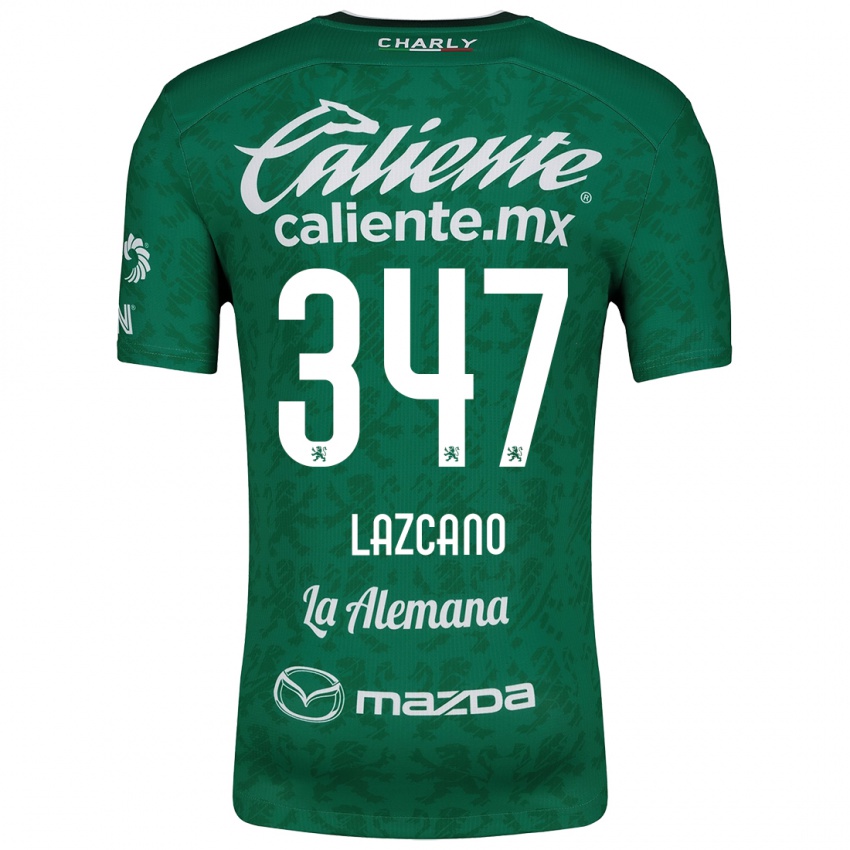 Kinderen Evan Lazcano #347 Groen Wit Thuisshirt Thuistenue 2024/25 T-Shirt België