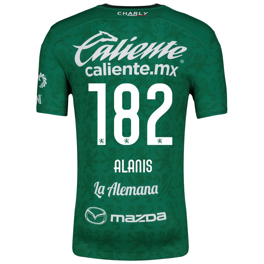 Kinder Alejandro Alanís #182 Grün Weiß Heimtrikot Trikot 2024/25 T-Shirt Belgien