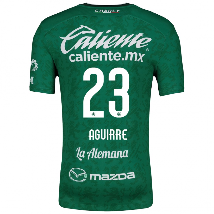 Kinderen Zoe Aguirre #23 Groen Wit Thuisshirt Thuistenue 2024/25 T-Shirt België