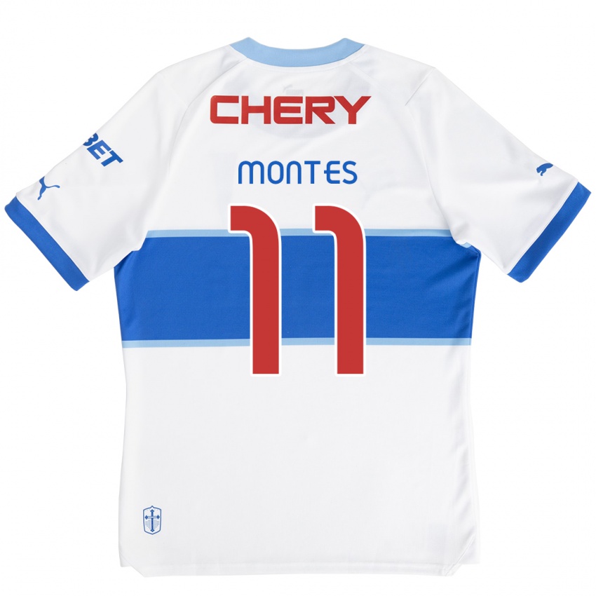 Kinderen Clemente Montes #11 Wit Blauw Thuisshirt Thuistenue 2024/25 T-Shirt België