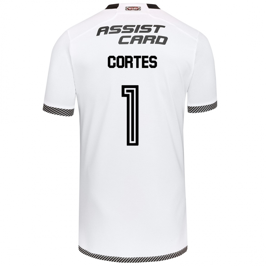 Kinderen Brayan Cortés #1 Wit Zwart Thuisshirt Thuistenue 2024/25 T-Shirt België