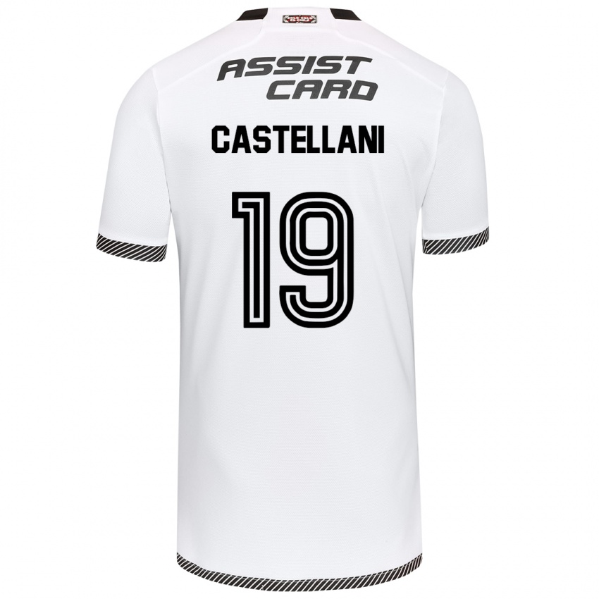 Kinderen Gonzalo Castellani #19 Wit Zwart Thuisshirt Thuistenue 2024/25 T-Shirt België