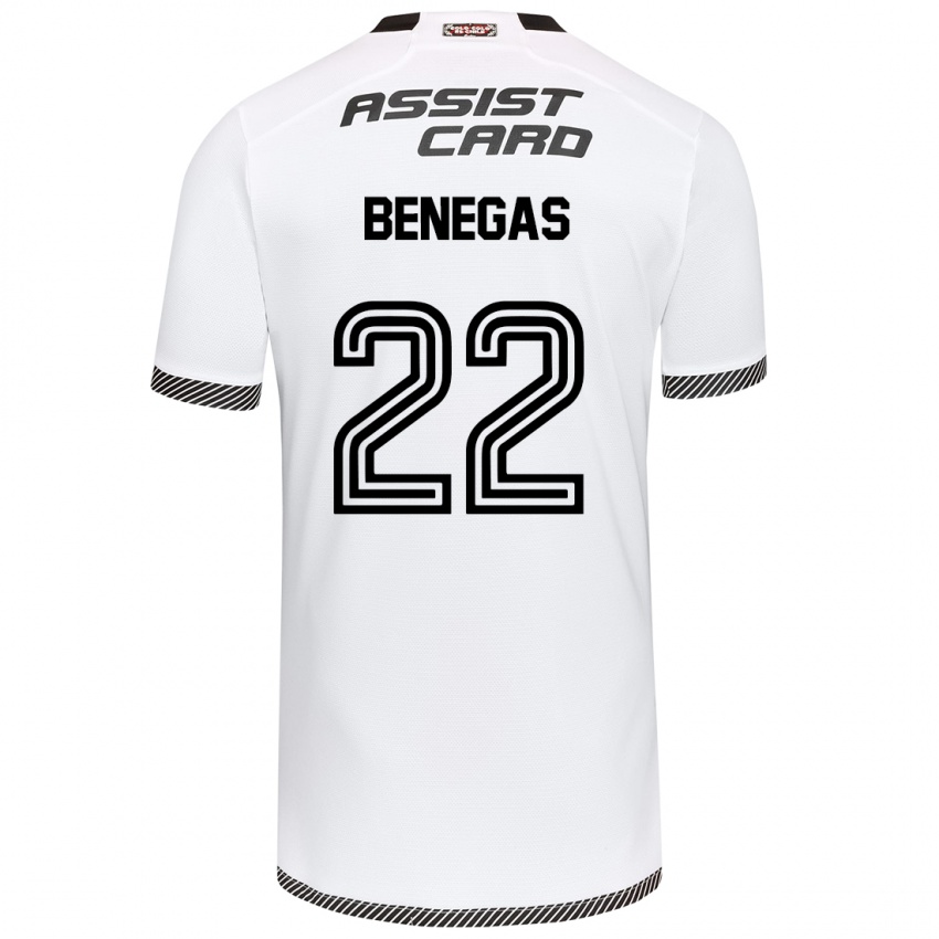 Kinderen Leandro Benegas #22 Wit Zwart Thuisshirt Thuistenue 2024/25 T-Shirt België