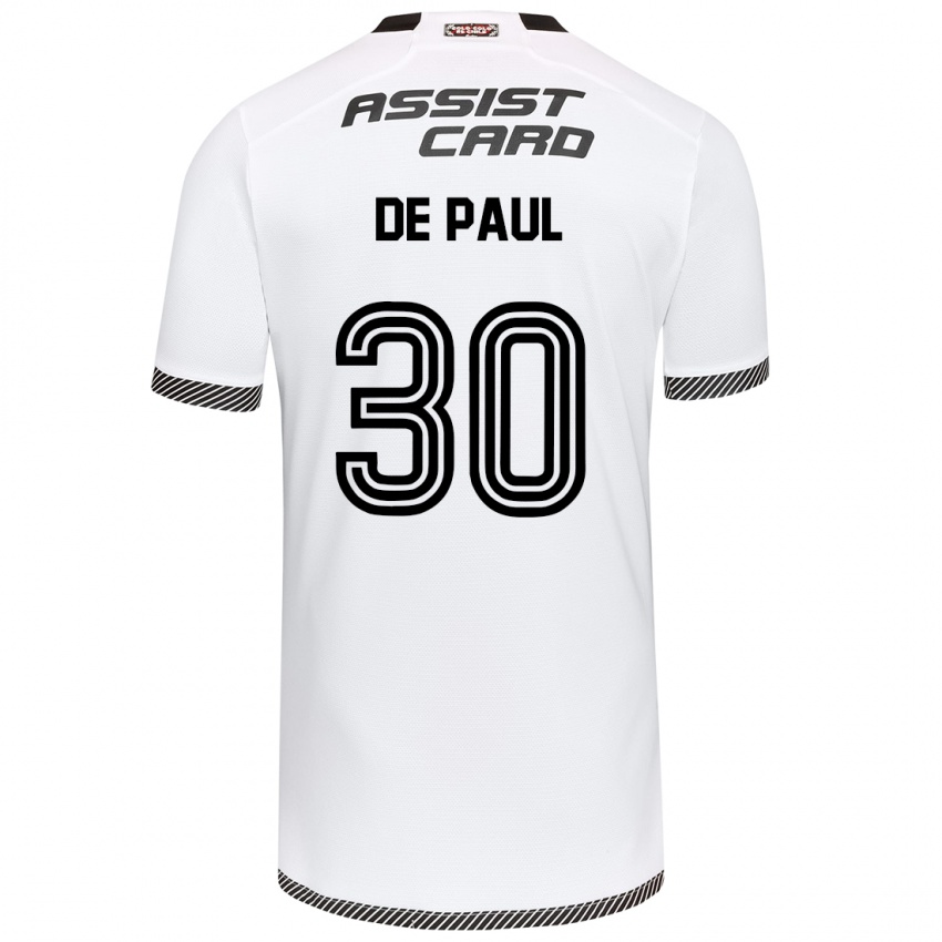 Kinderen Fernando De Paul #30 Wit Zwart Thuisshirt Thuistenue 2024/25 T-Shirt België