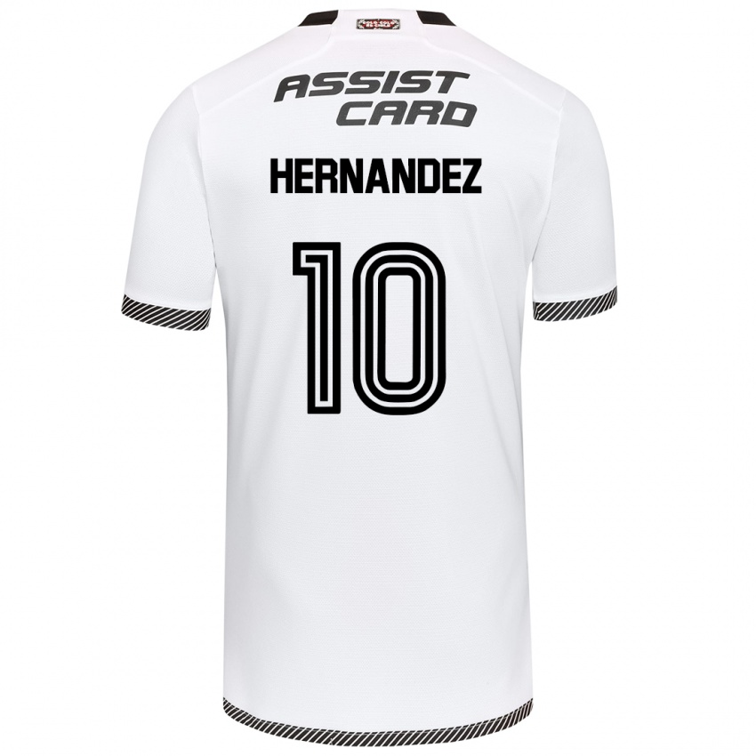 Kinderen Leandro Hernández #10 Wit Zwart Thuisshirt Thuistenue 2024/25 T-Shirt België