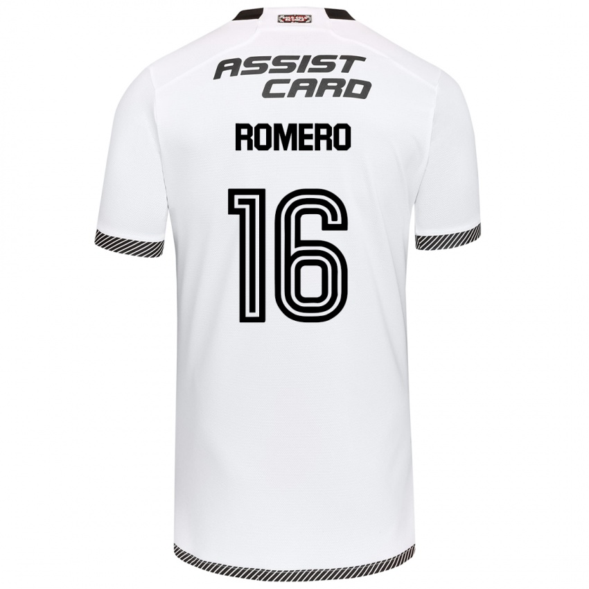 Kinderen Evanz Romero #16 Wit Zwart Thuisshirt Thuistenue 2024/25 T-Shirt België