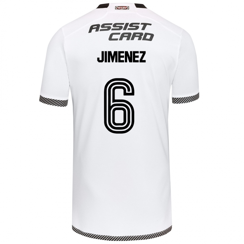 Kinderen Yastin Jiménez #6 Wit Zwart Thuisshirt Thuistenue 2024/25 T-Shirt België