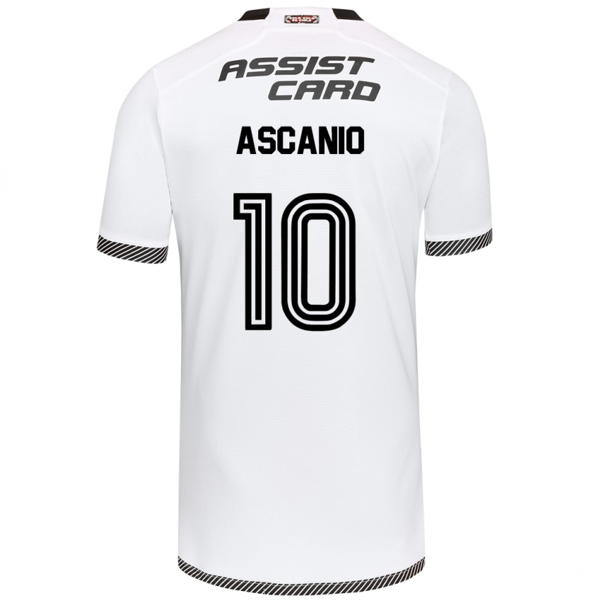 Kinderen Yusmery Ascanio #10 Wit Zwart Thuisshirt Thuistenue 2024/25 T-Shirt België