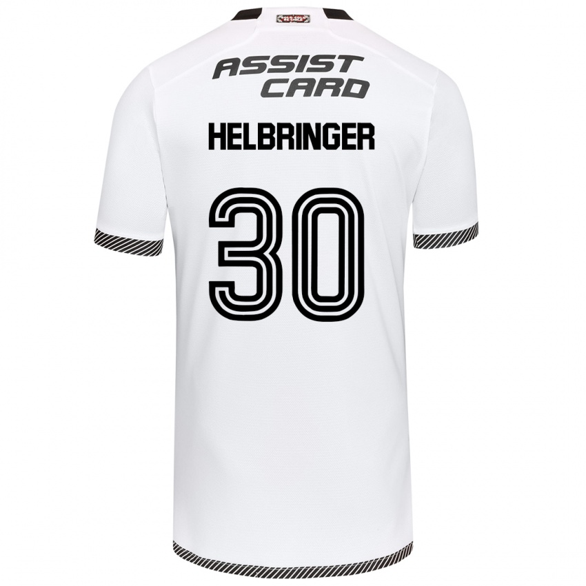 Kinderen Aixa Helbringer #30 Wit Zwart Thuisshirt Thuistenue 2024/25 T-Shirt België