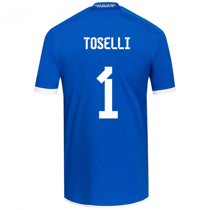 Kinderen Cristopher Toselli #1 Blauw Wit Thuisshirt Thuistenue 2024/25 T-Shirt België