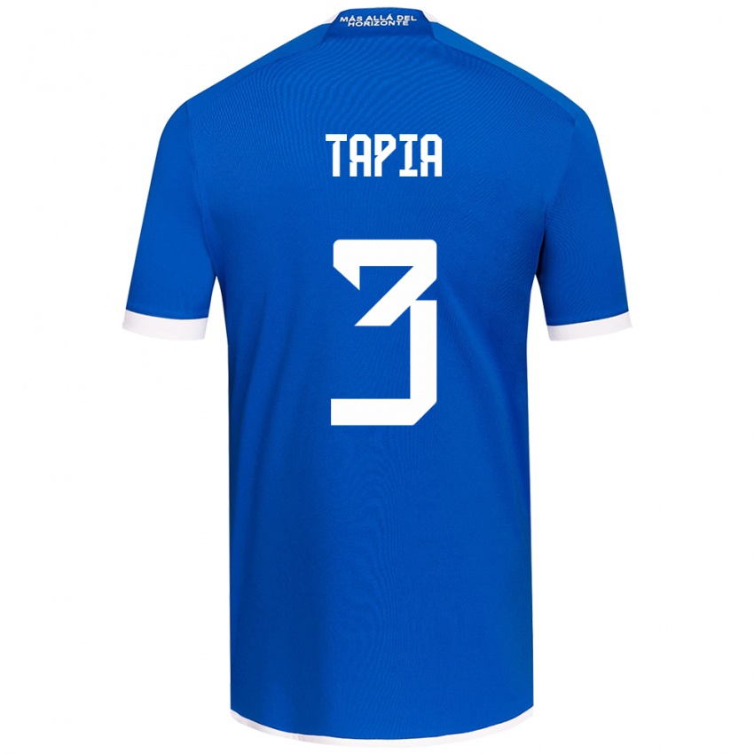 Kinderen Ignacio Tapia #3 Blauw Wit Thuisshirt Thuistenue 2024/25 T-Shirt België