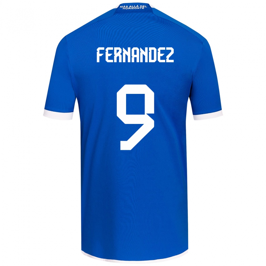 Kinderen Leandro Fernández #9 Blauw Wit Thuisshirt Thuistenue 2024/25 T-Shirt België