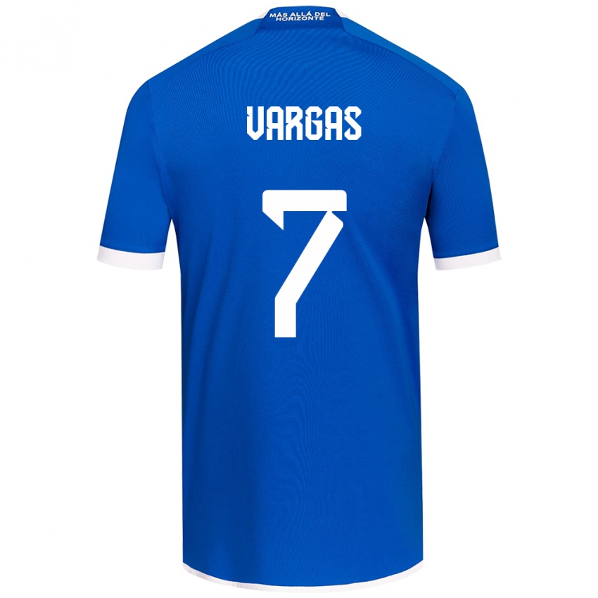 Kinderen Jeisson Vargas #7 Blauw Wit Thuisshirt Thuistenue 2024/25 T-Shirt België