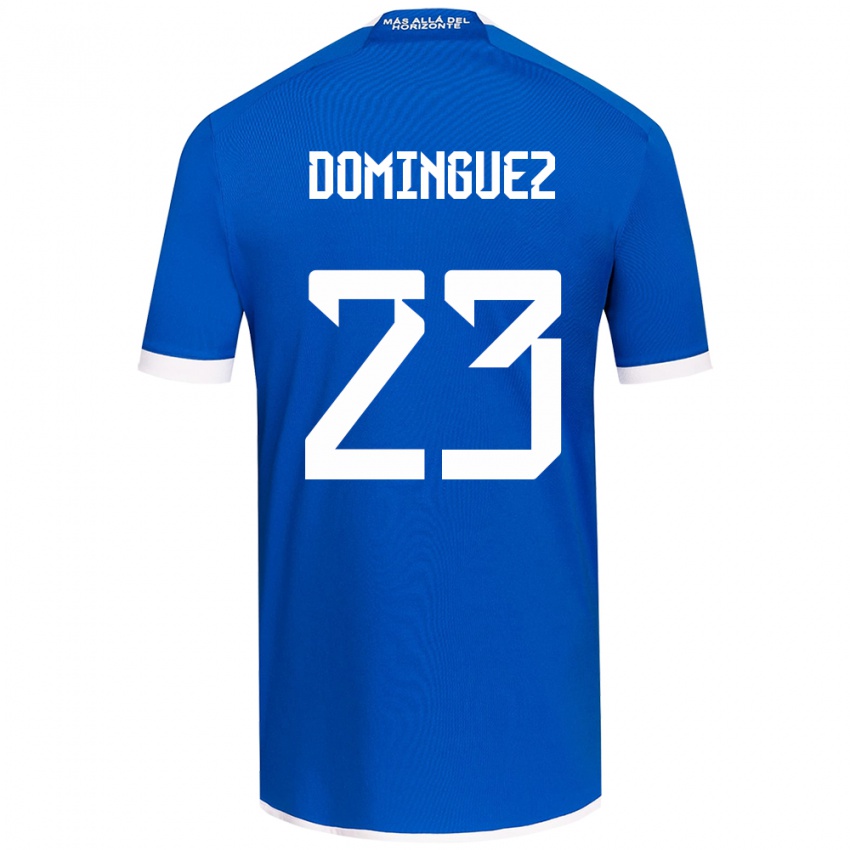 Kinderen Nery Domínguez #23 Blauw Wit Thuisshirt Thuistenue 2024/25 T-Shirt België