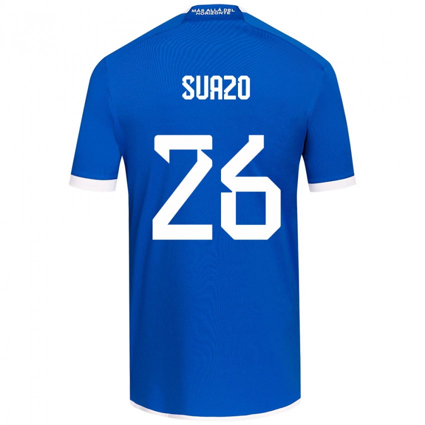 Kinderen Gretzel Suazo #26 Blauw Wit Thuisshirt Thuistenue 2024/25 T-Shirt België