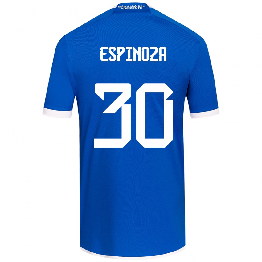 Kinderen Isidora Espinoza #30 Blauw Wit Thuisshirt Thuistenue 2024/25 T-Shirt België