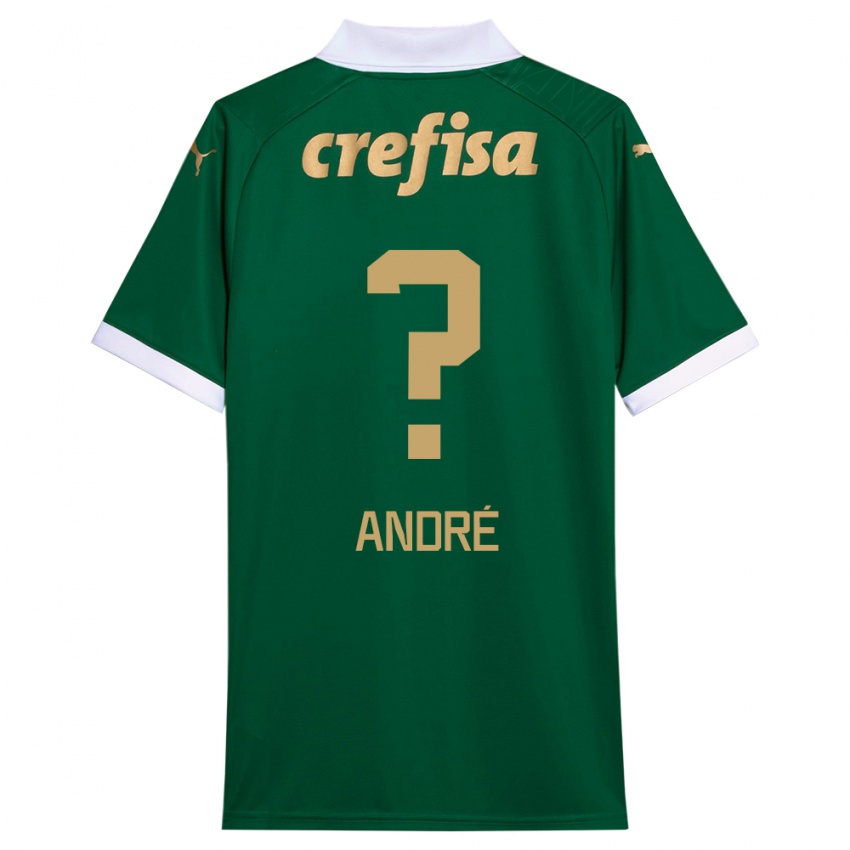 Kinderen Vitor André #0 Groen Wit Thuisshirt Thuistenue 2024/25 T-Shirt België