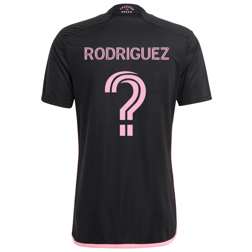 Kinderen Emerson Rodríguez #0 Zwart Uitshirt Uittenue 2024/25 T-Shirt België