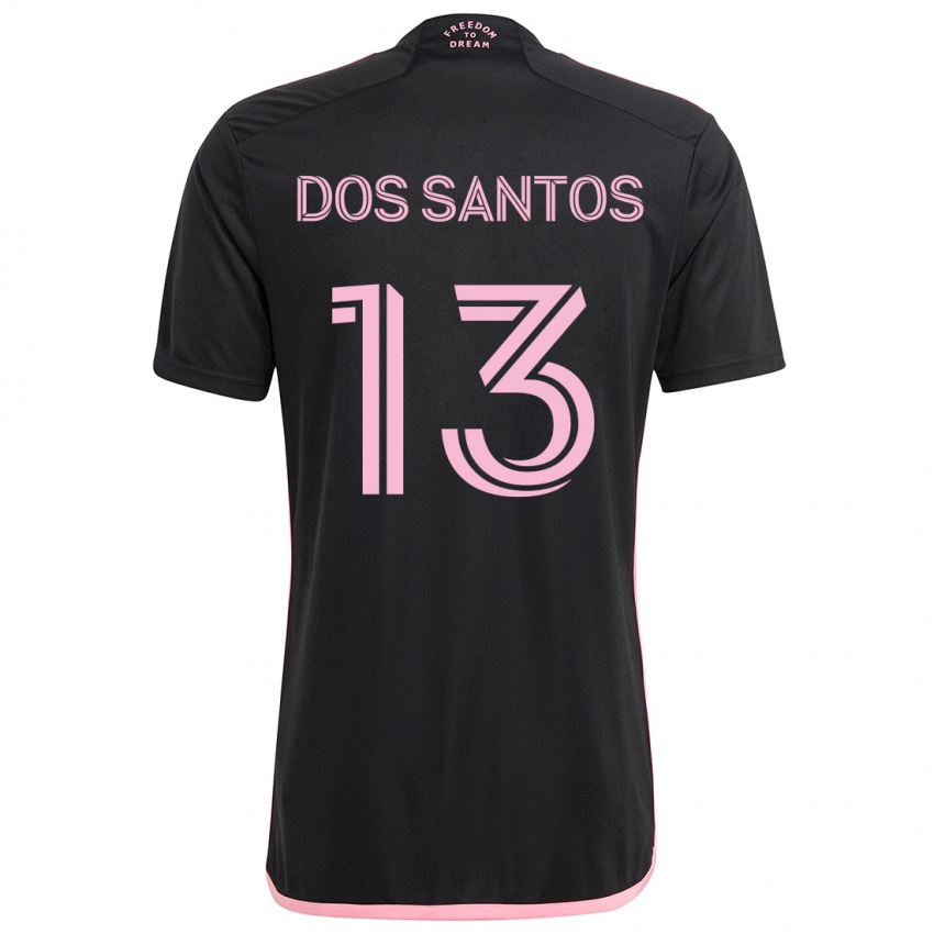 Kinderen Cj Dos Santos #13 Zwart Uitshirt Uittenue 2024/25 T-Shirt België