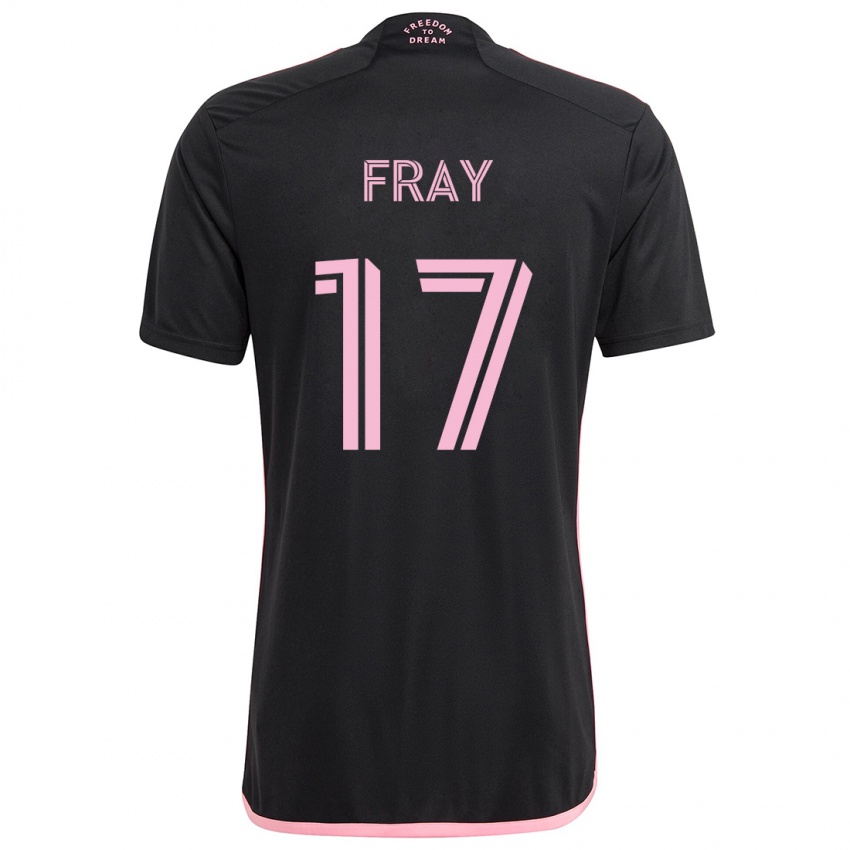 Kinderen Ian Fray #17 Zwart Uitshirt Uittenue 2024/25 T-Shirt België