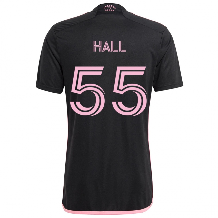 Kinderen Tyler Hall #55 Zwart Uitshirt Uittenue 2024/25 T-Shirt België