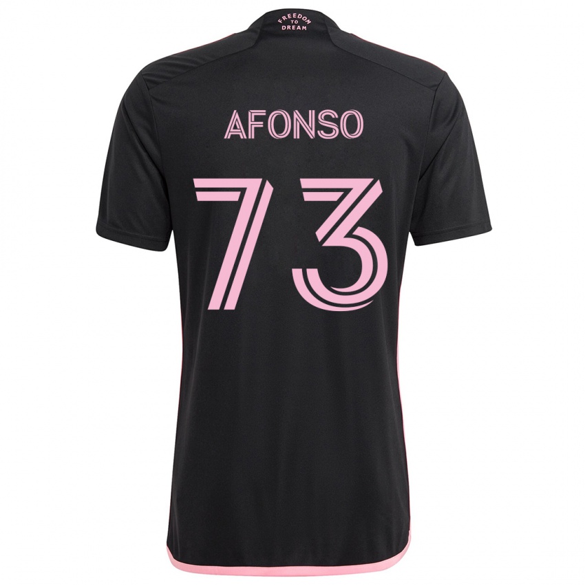 Kinderen Leo Afonso #73 Zwart Uitshirt Uittenue 2024/25 T-Shirt België