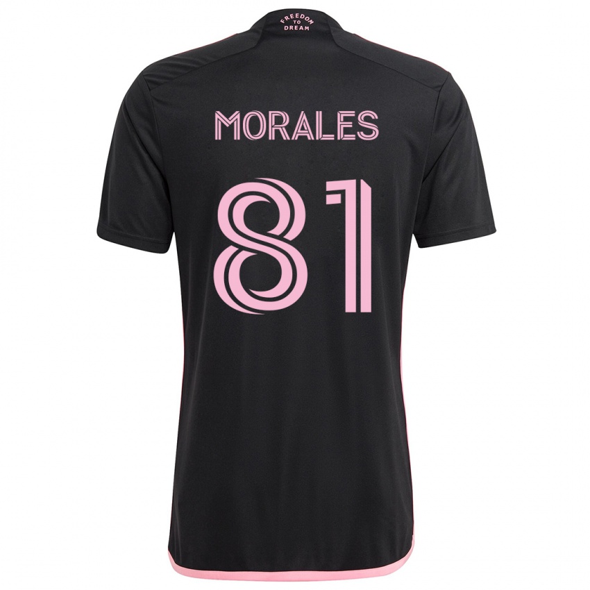 Kinderen Santiago Morales #81 Zwart Uitshirt Uittenue 2024/25 T-Shirt België