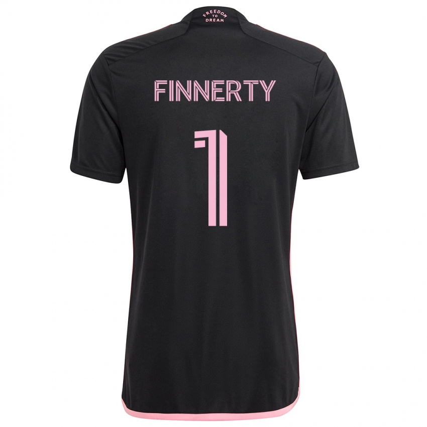 Kinderen Owen Finnerty #1 Zwart Uitshirt Uittenue 2024/25 T-Shirt België