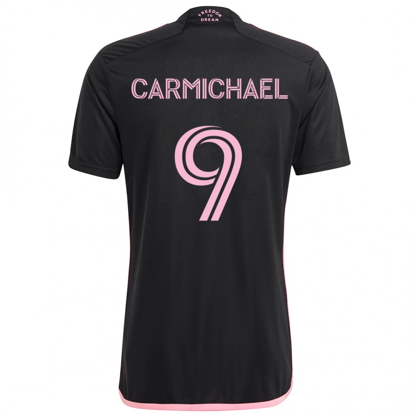 Kinderen Ryan Carmichael #9 Zwart Uitshirt Uittenue 2024/25 T-Shirt België