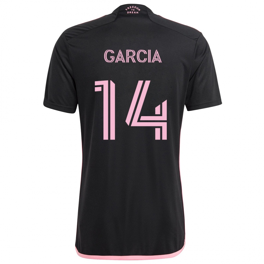 Kinderen Santiago Garcia #14 Zwart Uitshirt Uittenue 2024/25 T-Shirt België