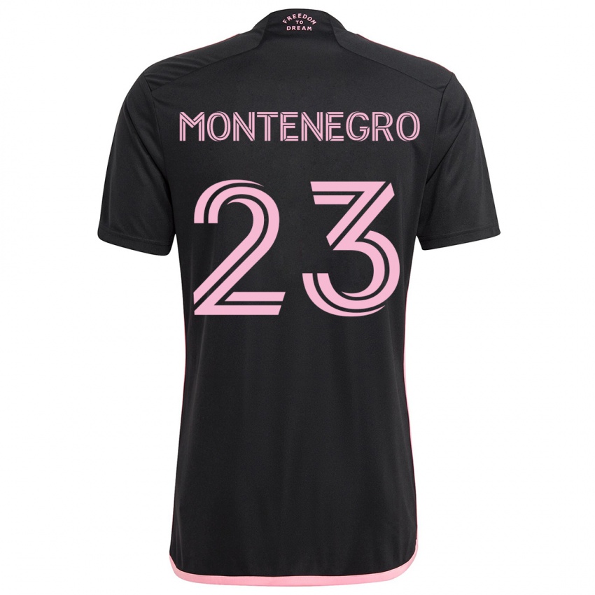 Kinderen Ricardo Montenegro #23 Zwart Uitshirt Uittenue 2024/25 T-Shirt België