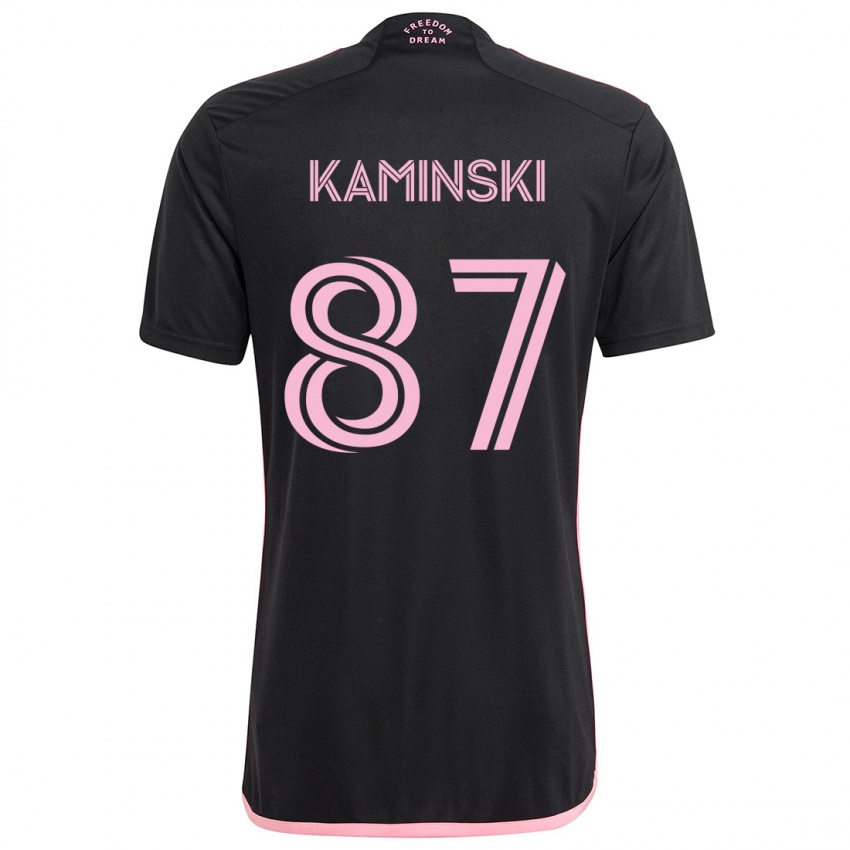 Kinderen Brett Kaminski #87 Zwart Uitshirt Uittenue 2024/25 T-Shirt België