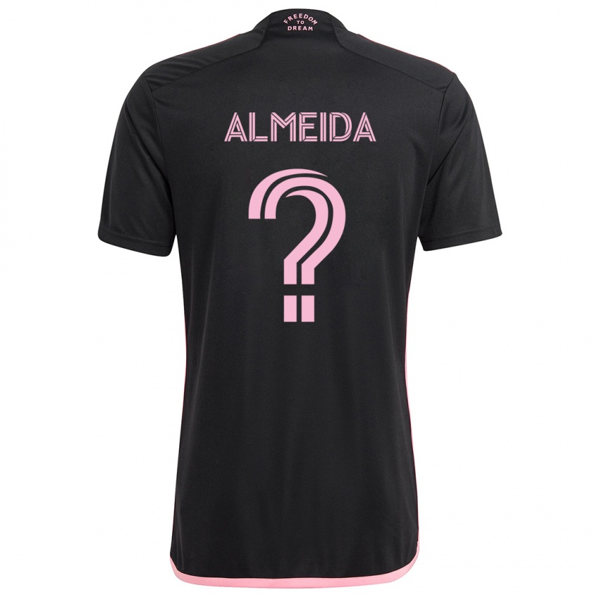 Kinderen Nicholas Almeida #0 Zwart Uitshirt Uittenue 2024/25 T-Shirt België