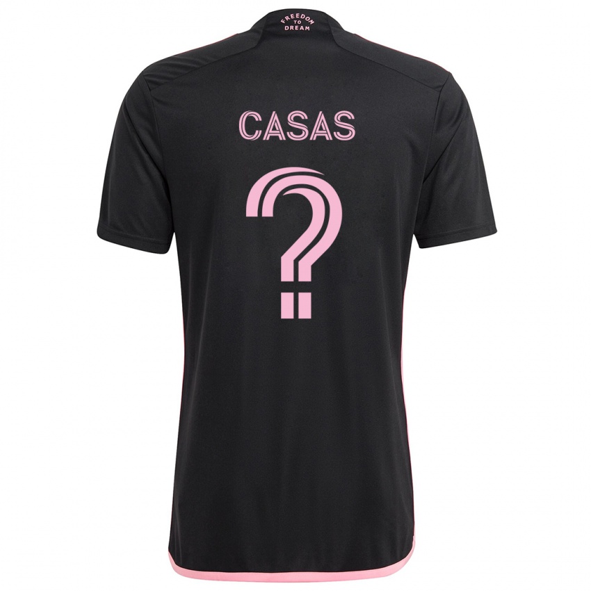 Kinderen André Casas #0 Zwart Uitshirt Uittenue 2024/25 T-Shirt België