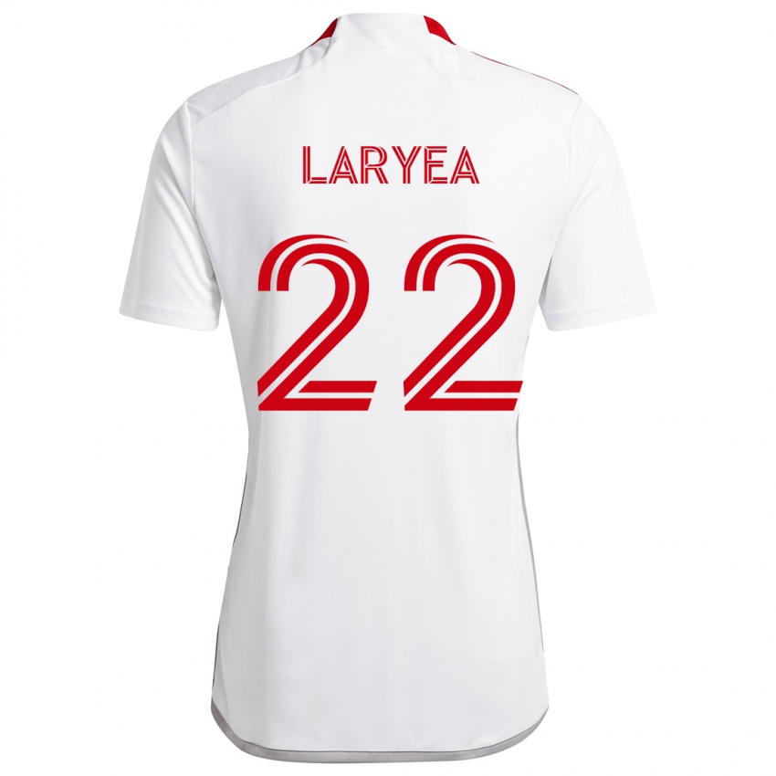 Kinderen Richie Laryea #22 Wit Rood Uitshirt Uittenue 2024/25 T-Shirt België