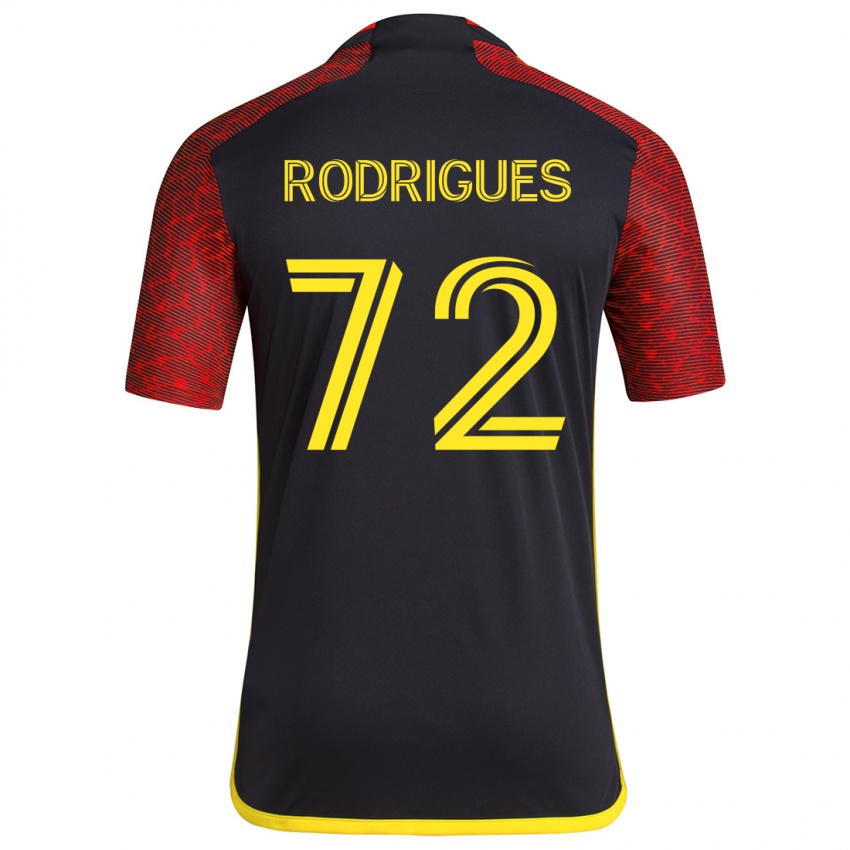 Kinderen Braudílio Rodrigues #72 Rood Zwart Uitshirt Uittenue 2024/25 T-Shirt België