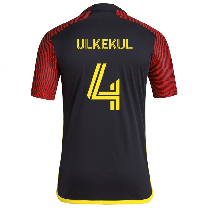 Kinderen Jodi Ulkekul #4 Rood Zwart Uitshirt Uittenue 2024/25 T-Shirt België