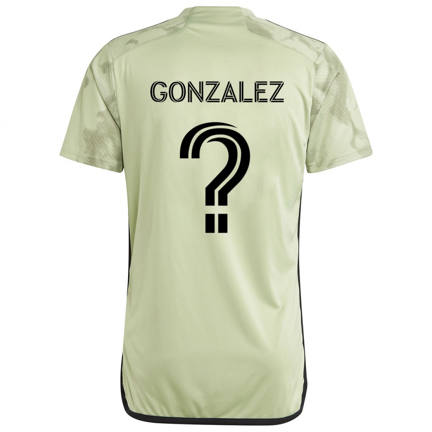 Kinderen Mario González #0 Licht Groen Uitshirt Uittenue 2024/25 T-Shirt België