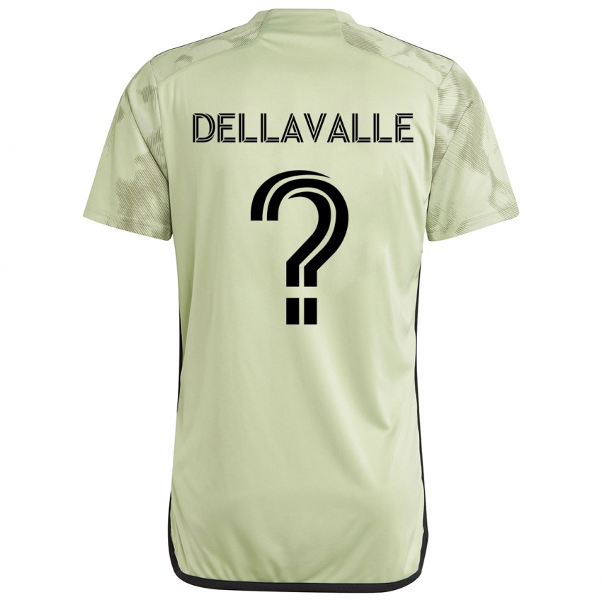 Kinderen Lorenzo Dellavalle #0 Licht Groen Uitshirt Uittenue 2024/25 T-Shirt België